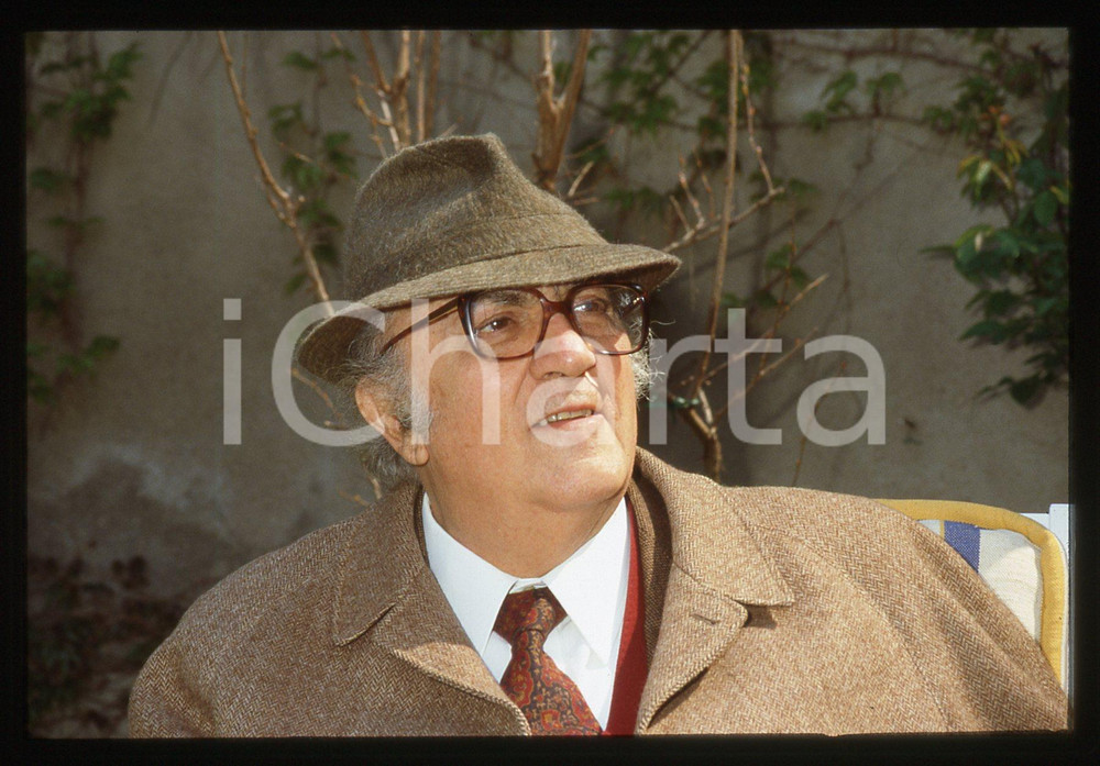 35mm vintage slide* 1988 REGGIOLO Federico FELLINI - Ritratto del regista (20)