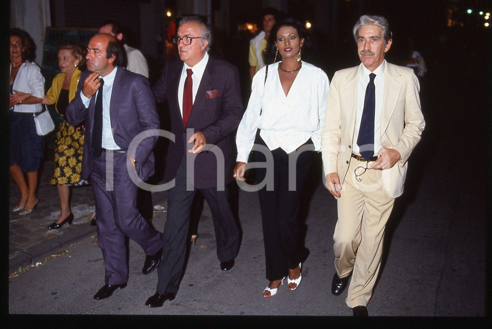 35mm vintage slide* 1983 VENEZIA Federico FELLINI Franco CRISTALDI Zeudi ARAYA 5