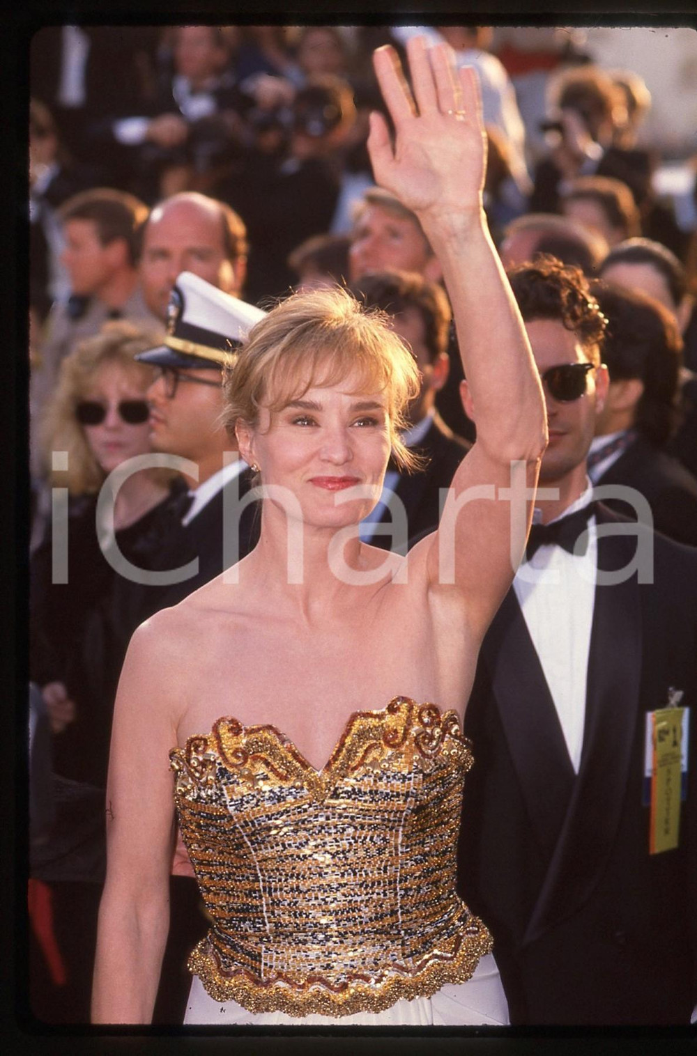 35mm vintage slide* 1990 ACADEMY AWARDS Jessica LANGE Ritratto dell'attrice (1)