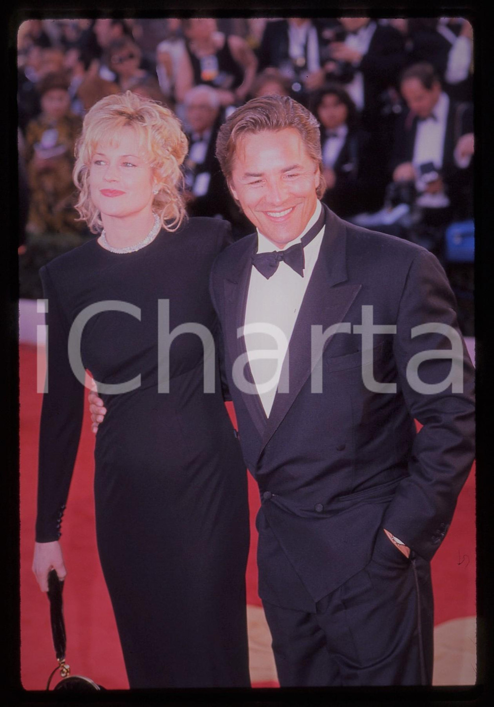 35mm vintage slide* 1990 ACADEMY AWARDS Melanie GRIFFITH Don JOHNSON Ritratto *3
