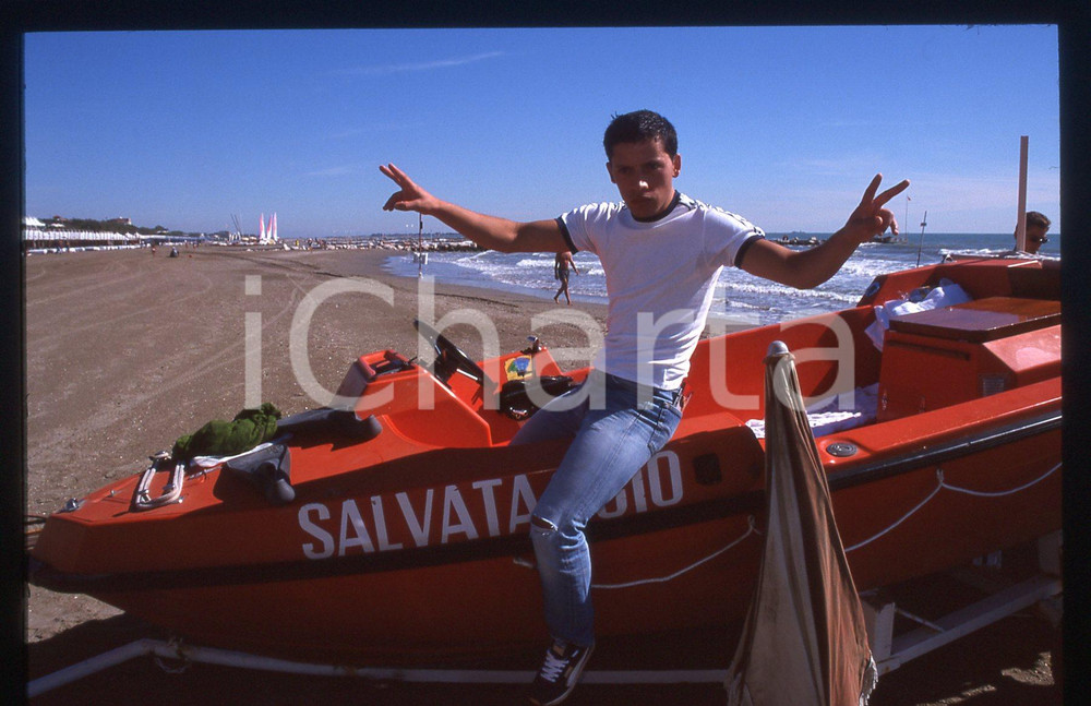 35mm vintage slide* 2000 LIDO DI VENEZIA Ricardo MENESES Ritratto dell'attore *1