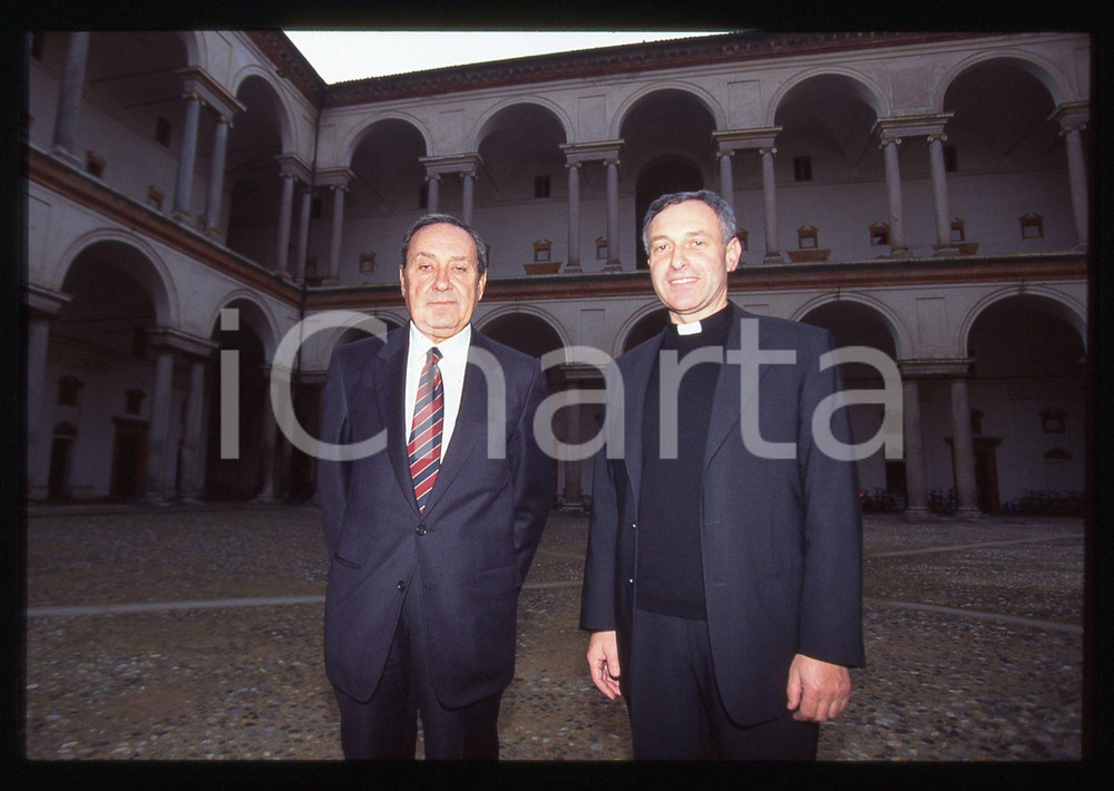 35mm vintage slide* 1995 ca COSTUME Alberto RONCHEY Alberto MAGGI - Ritratto (1)