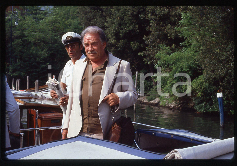 35mm vintage slide* 1987 LIDO DI VENEZIA Ugo TOGNAZZI - Ritratto dell'attore (3)