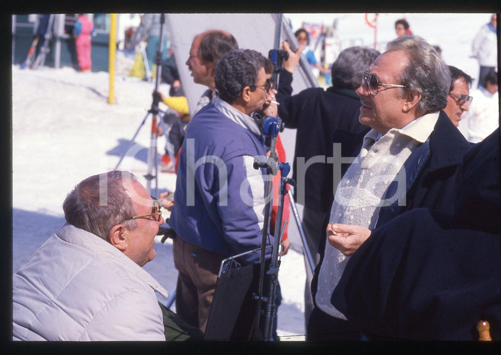 35mm vintage slide* 1988 CINEMA Ugo TOGNAZZI Sergio CORBUCCI Ritratto (2)