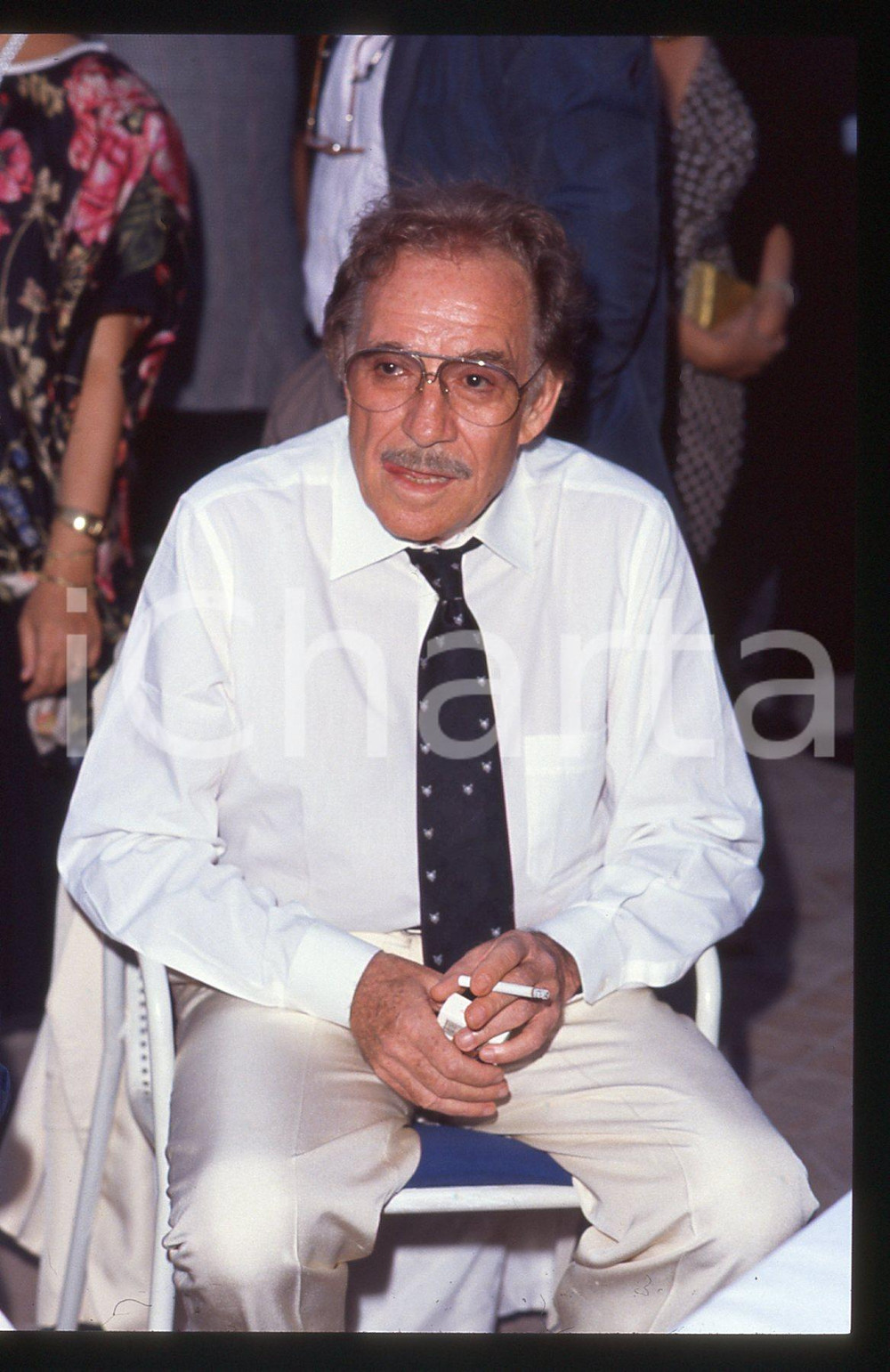 35mm vintage slide* 1990 TAORMINA Ugo TOGNAZZI - Ritratto dell'attore (4)