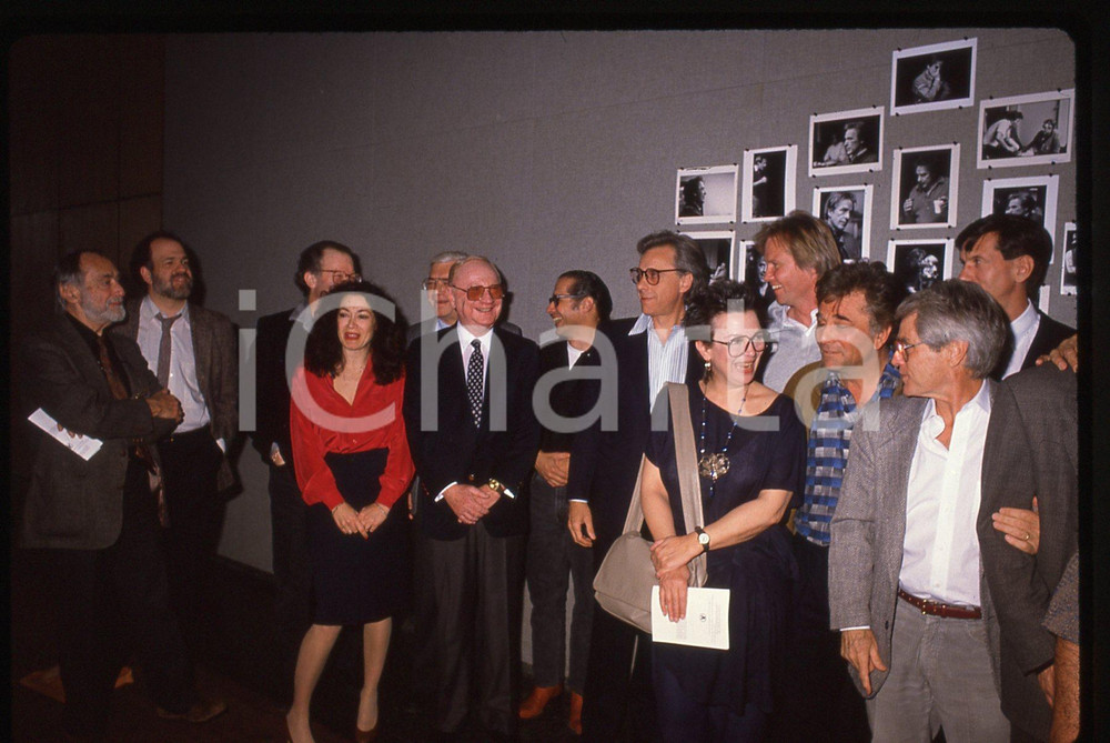 35mm vintage slide* 1989 HOLLYWOOD Peter FALK Jon VOIGHT Peter BOGDANOVICH (2)
