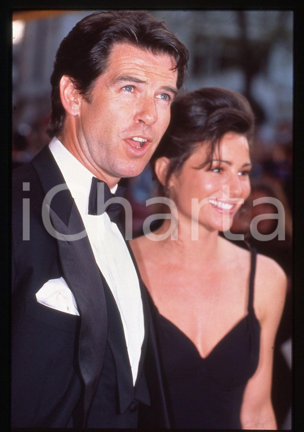 35mm vintage slide* 1995 ca CINEMA Pierce BROSNAN Keely SHAYE SMITH - Ritratto 2