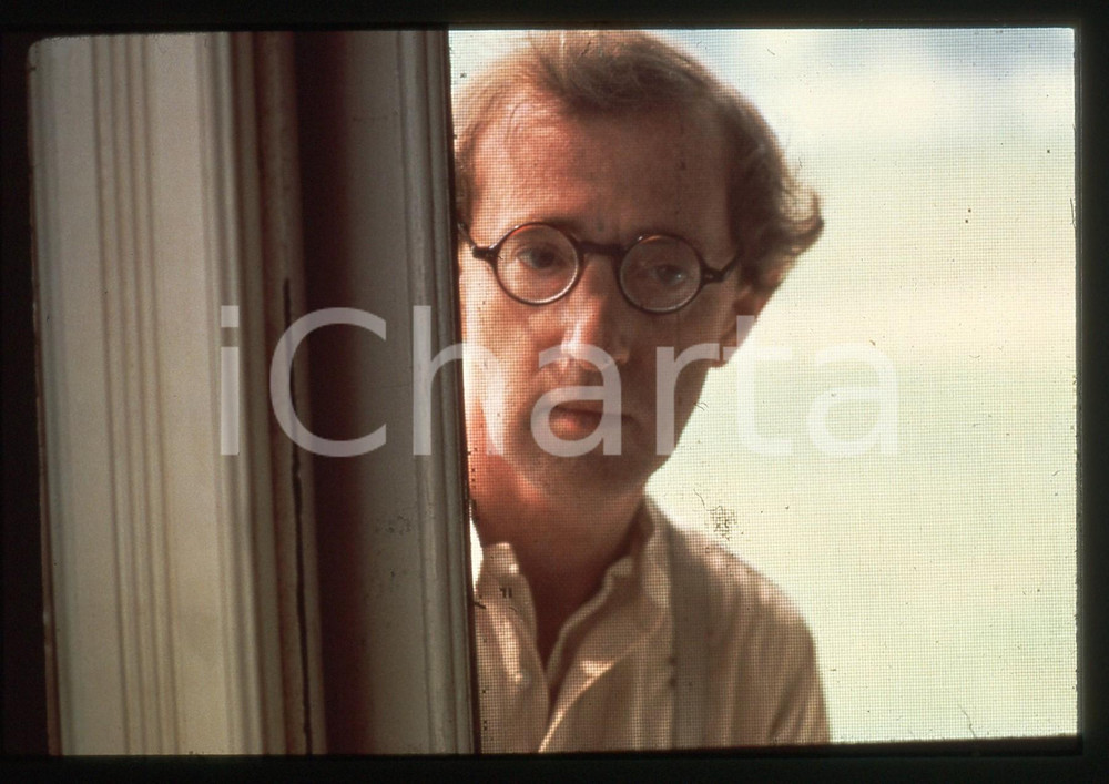 35mm vintage slide* 1980 ca CINEMA Woody ALLEN - Ritratto del regista (1)