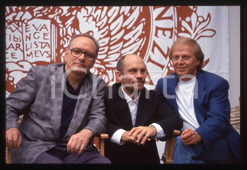 35mm vintage slide*1993 VENEZIA Ennio MORRICONE John MALKOVICH Wolfgang PETERSEN