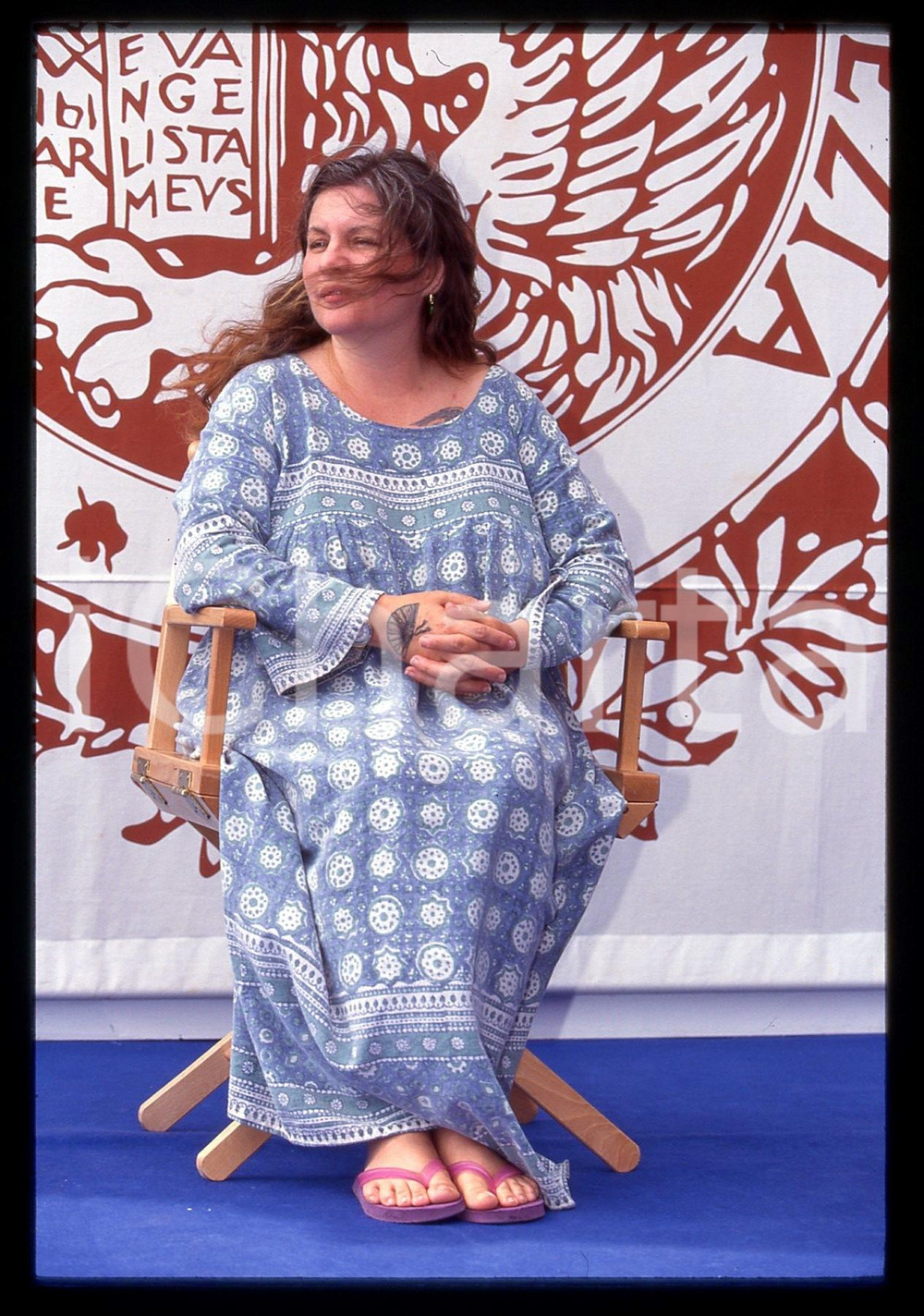 35mm vintage slide* 1996 VENEZIA Allison ANDERS - Ritratto della regista (2)