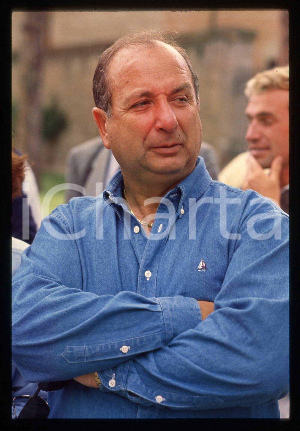 35mm vintage slide* 1990 ca COSTUME Gabriele RAFANELLI *Ritratto del manager (3)