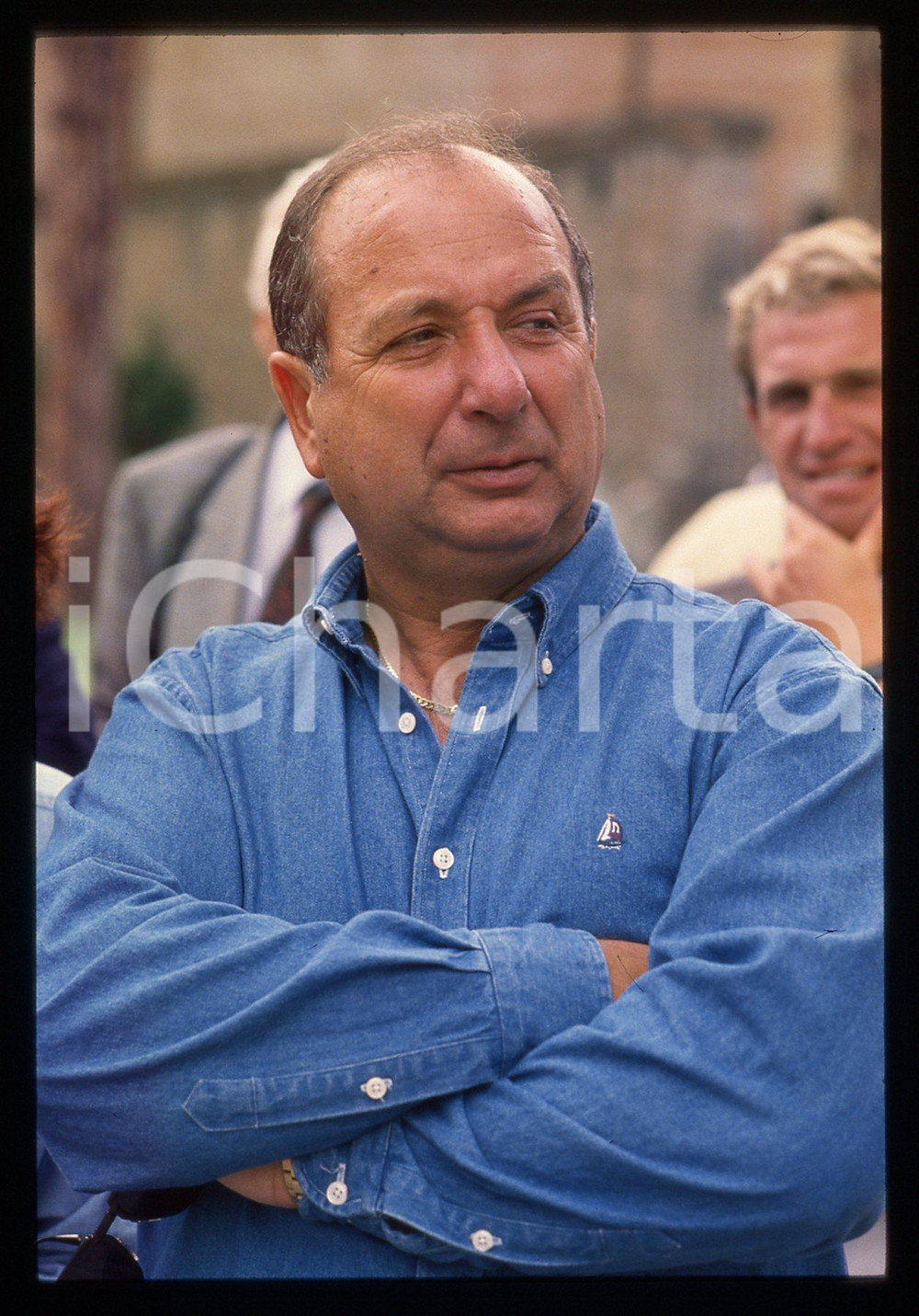 35mm vintage slide* 1990 ca COSTUME Gabriele RAFANELLI *Ritratto del manager (5)