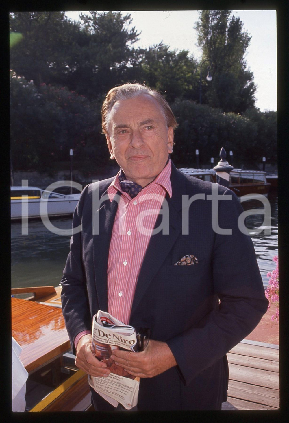 35mm vintage slide* 1990 LIDO DI VENEZIA Gore VIDAL - Ritratto dello scrittore 7