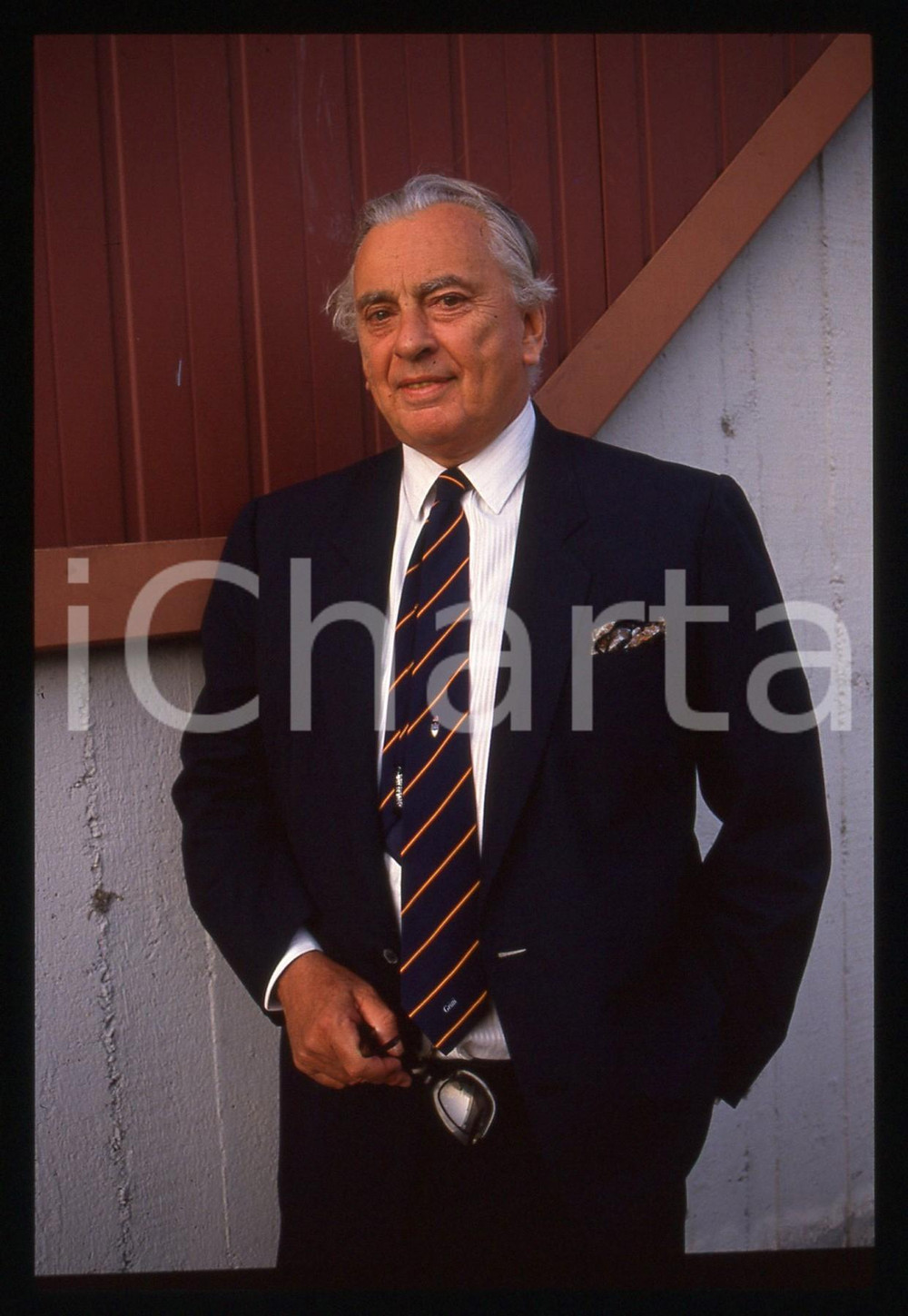 35mm vintage slide* 1995 ca COSTUME Gore VIDAL - Ritratto dello scrittore (3)