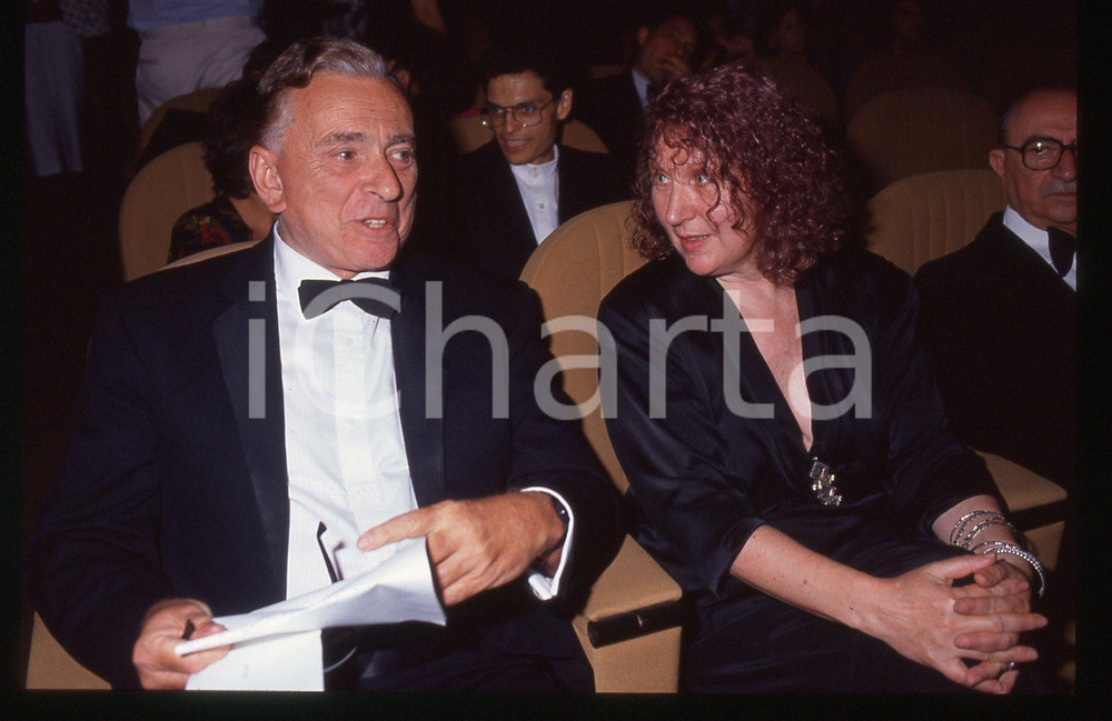 35mm vintage slide* 1990 MOSTRA DI VENEZIA Gore VIDAL Ritratto dello scrittore 3