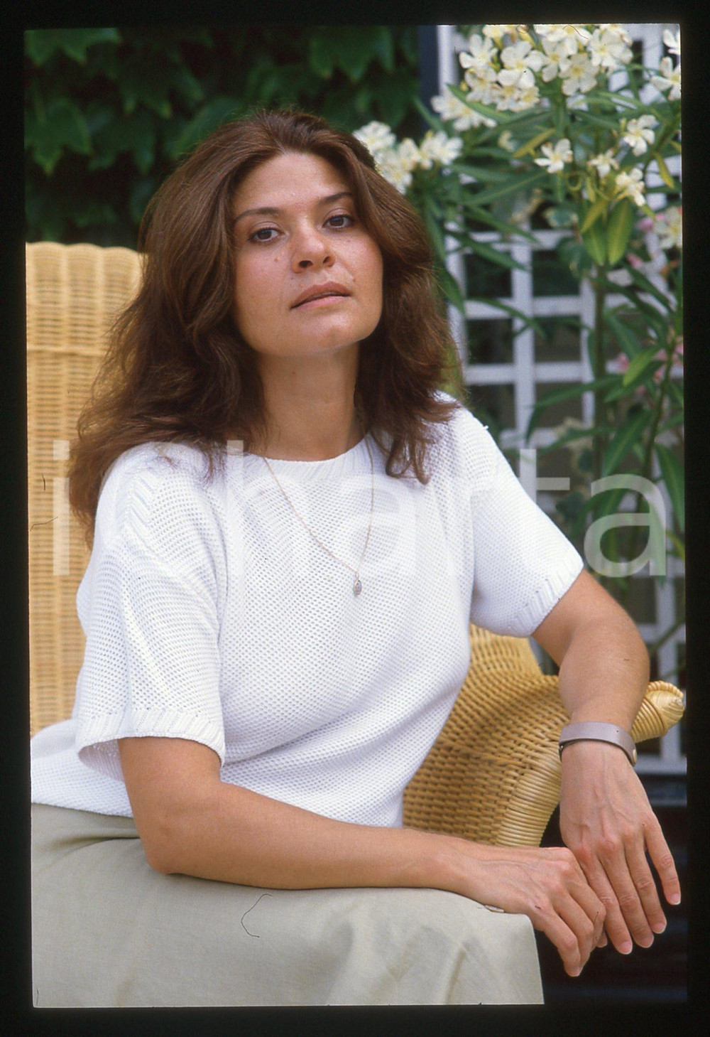 35mm vintage slide* 1984 MOSTRA DI VENEZIA Antonia PIAZZA - Ritratto attrice (4)