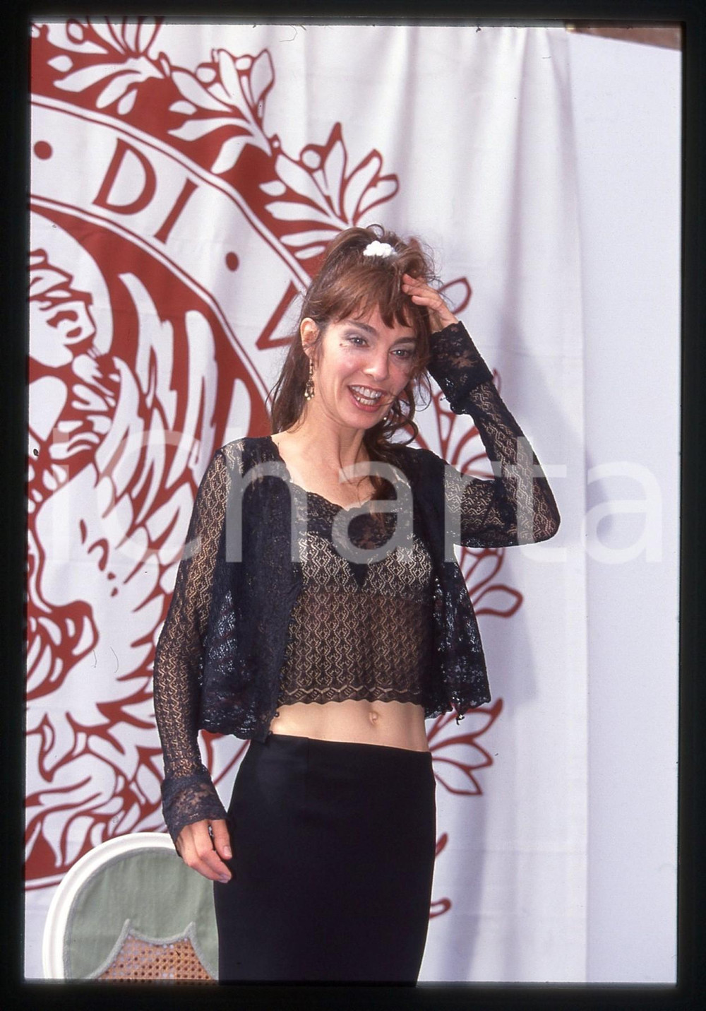 35mm vintage slide* 1998 MOSTRA DI VENEZIA Anne PARILLAUD - Ritratto attrice (6)