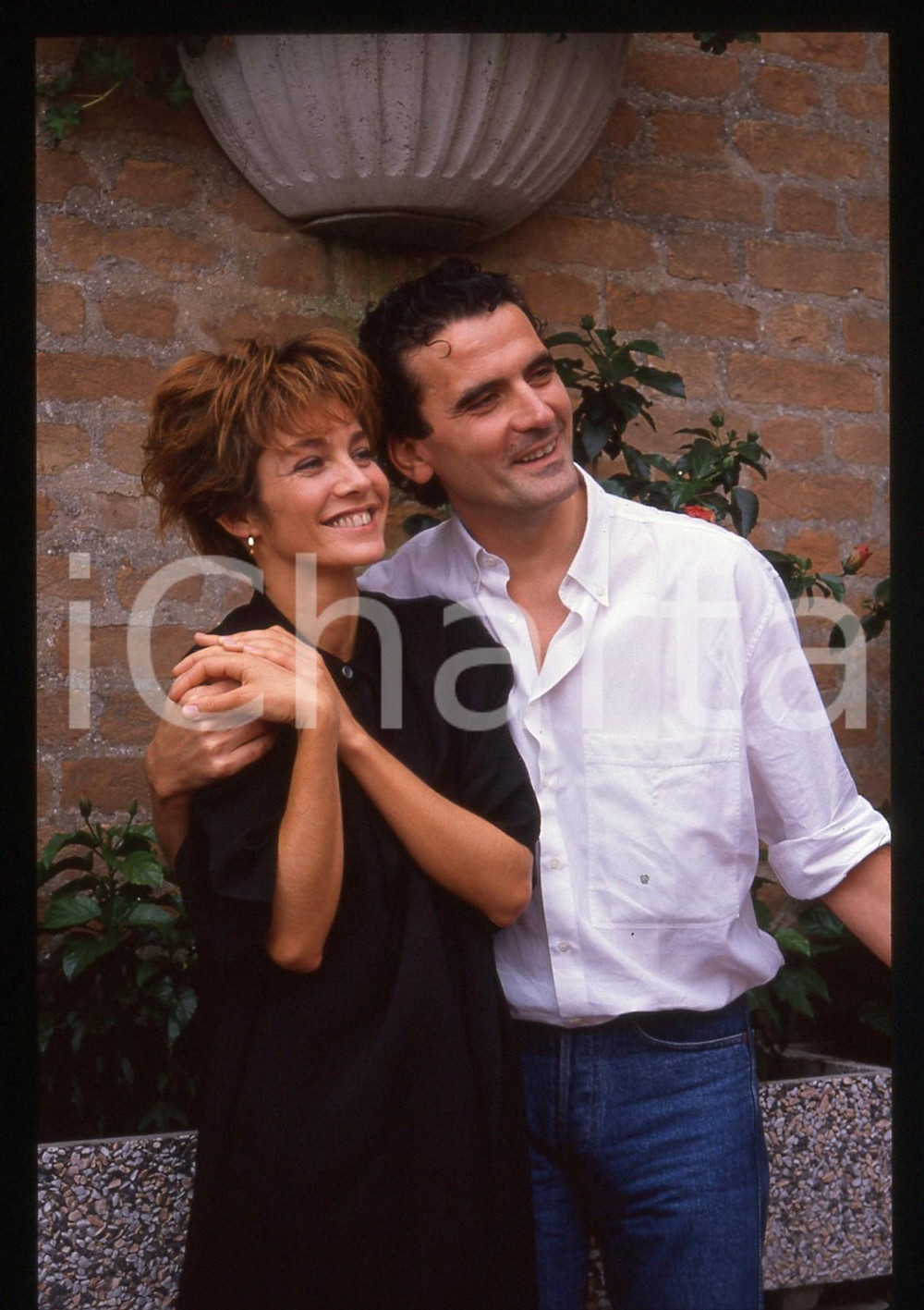 35mm vintage slide* 1989 VENEZIA Massimo TROISI Anne PARILLAUD - Ritratto (1)