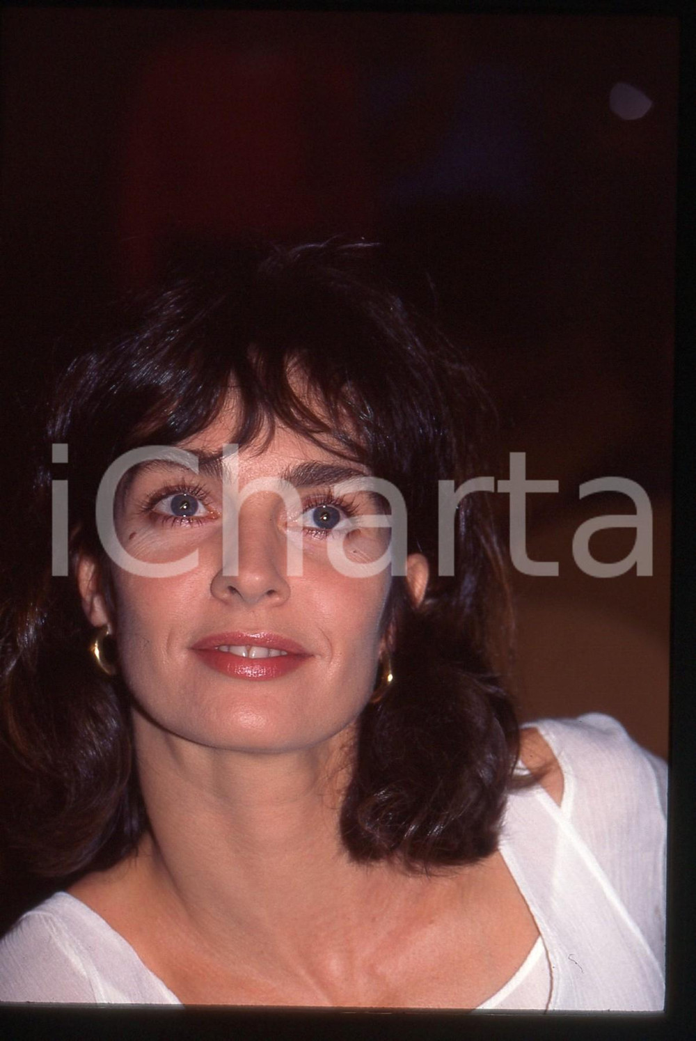 35mm vintage slide* 1994 MOSTRA DI VENEZIA Anne PARILLAUD - Ritratto attrice *12