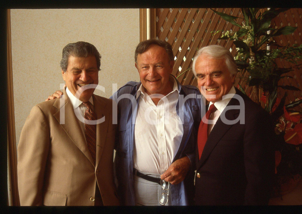 35mm vintage slide* 1987 VENEZIA Joseph L. MANKIEWICZ Maxwell M. RABB Ritratto 1