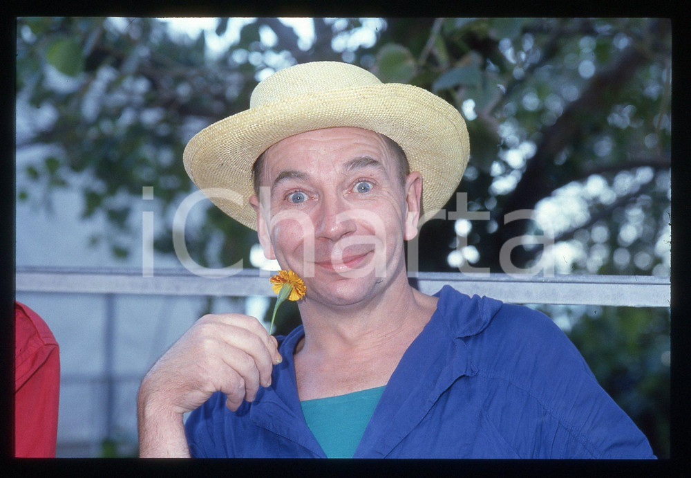 Fotografia d epoca originale 35mm vintage slide 1987 VENEZIA Lindsay KEMP alla MOSTRA DEL CINEMA Ritratto 9 1