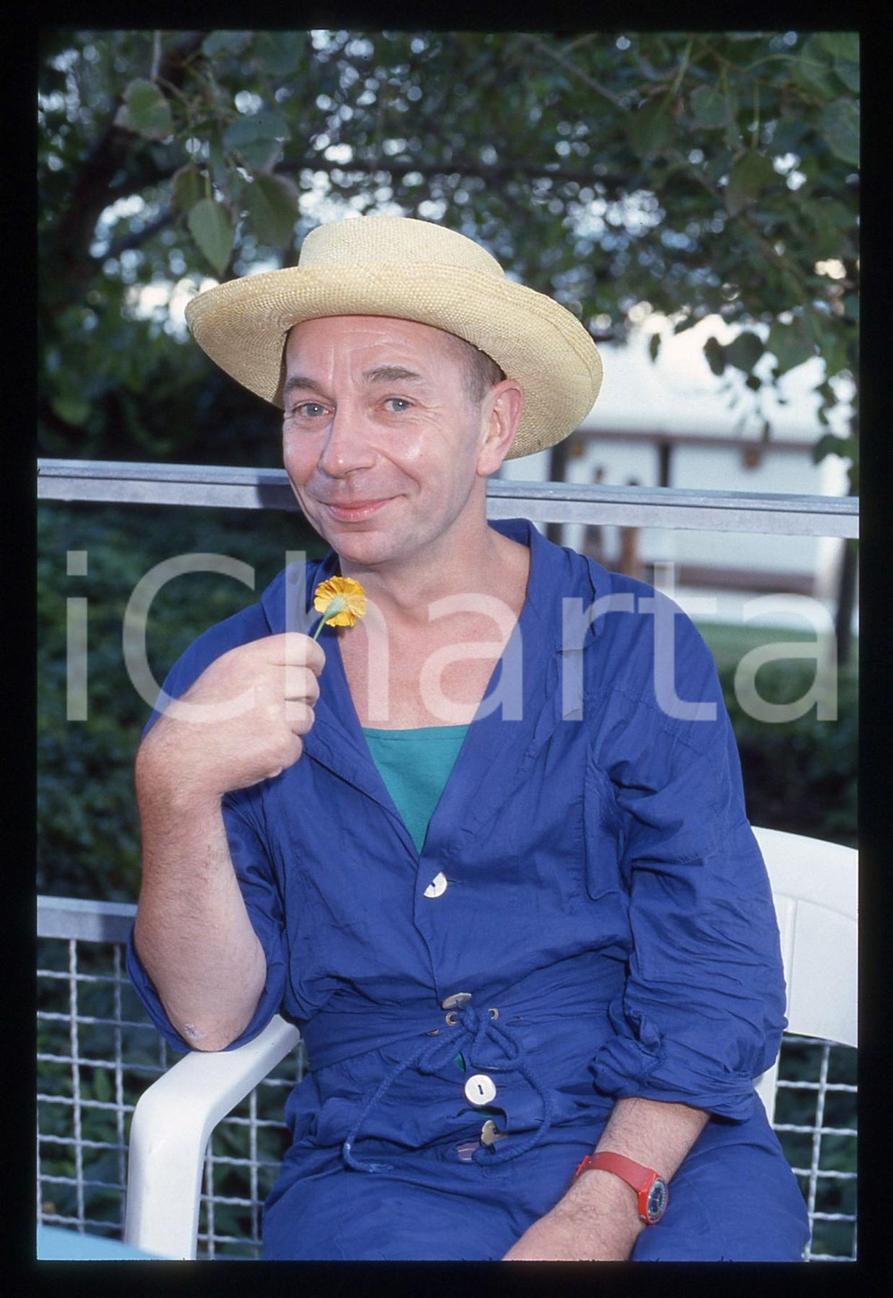 35mm vintage slide* 1987 VENEZIA Lindsay KEMP alla MOSTRA DEL CINEMA Ritratto 12