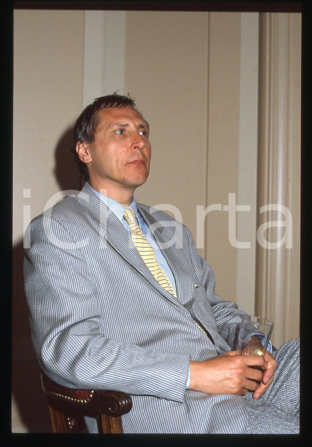 35mm vintage slide* 1985 ca CINEMA Peter GREENAWAY - Ritratto del regista (7)