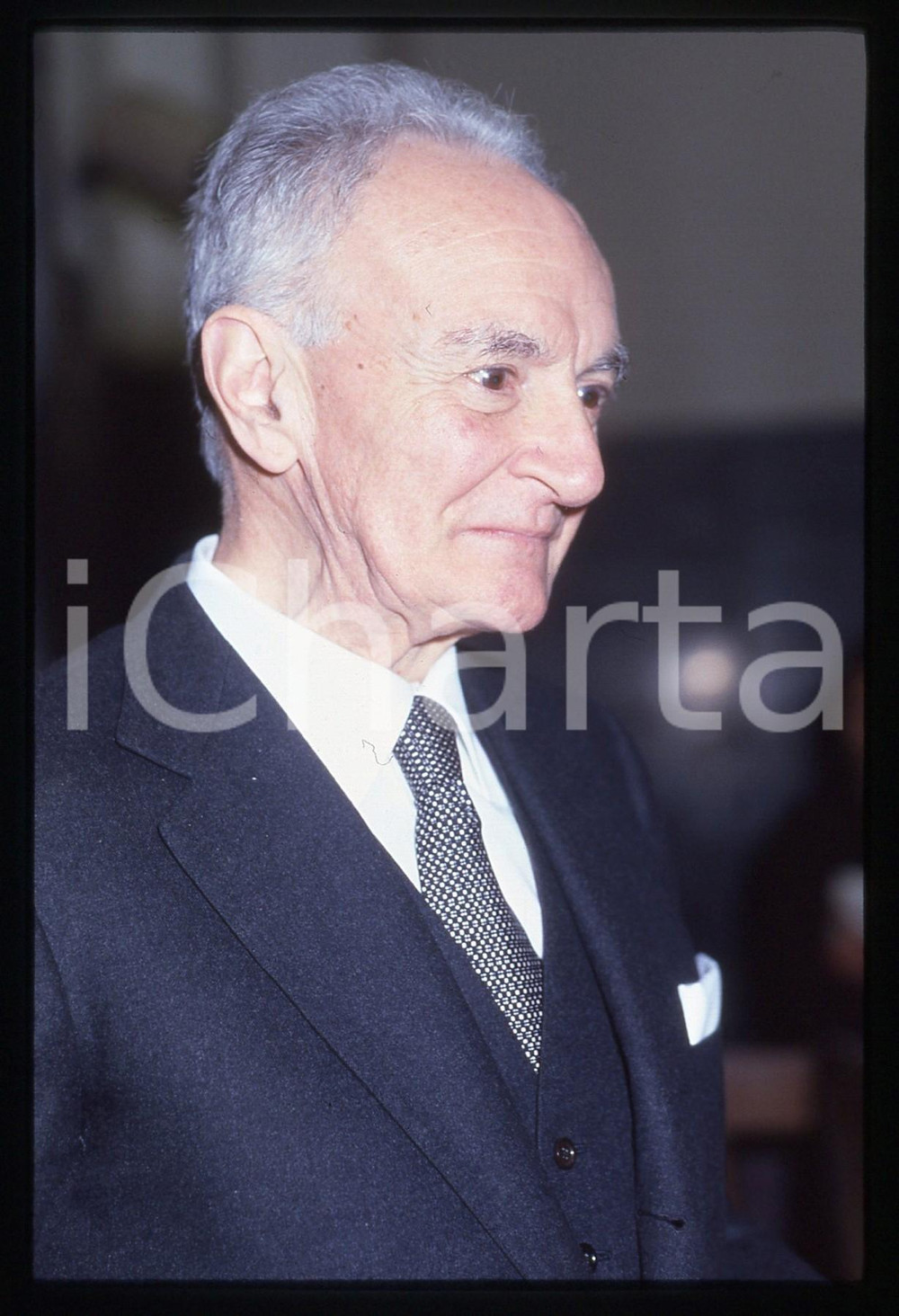 35mm vintage slide* 1985 ca MILANO Michele SINDONA al Processo AMBROSOLI (12)