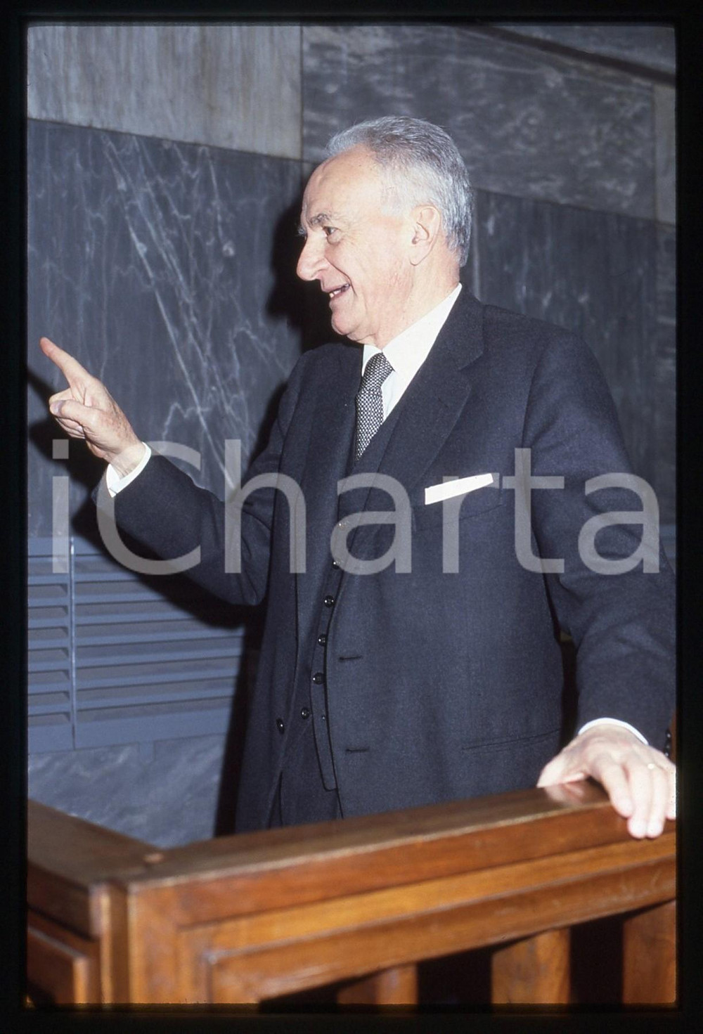 35mm vintage slide* 1985 ca MILANO Michele SINDONA al Processo AMBROSOLI (13)