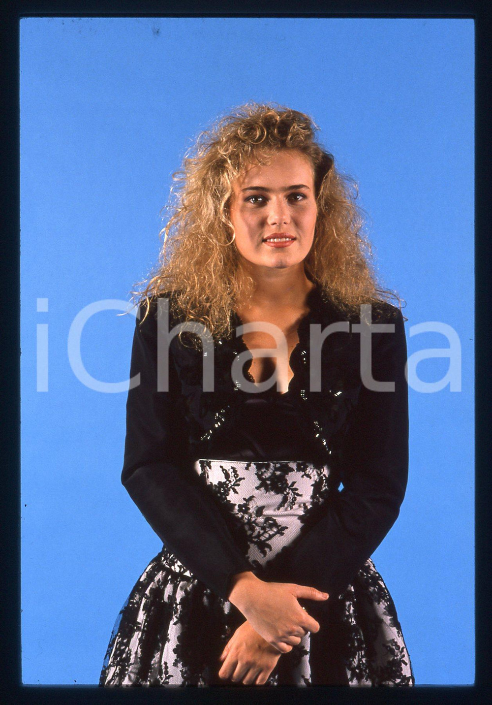 35mm vintage slide* 1989 CANALE 5 Ylenia CARRISI - Ritratto della showgirl (5)