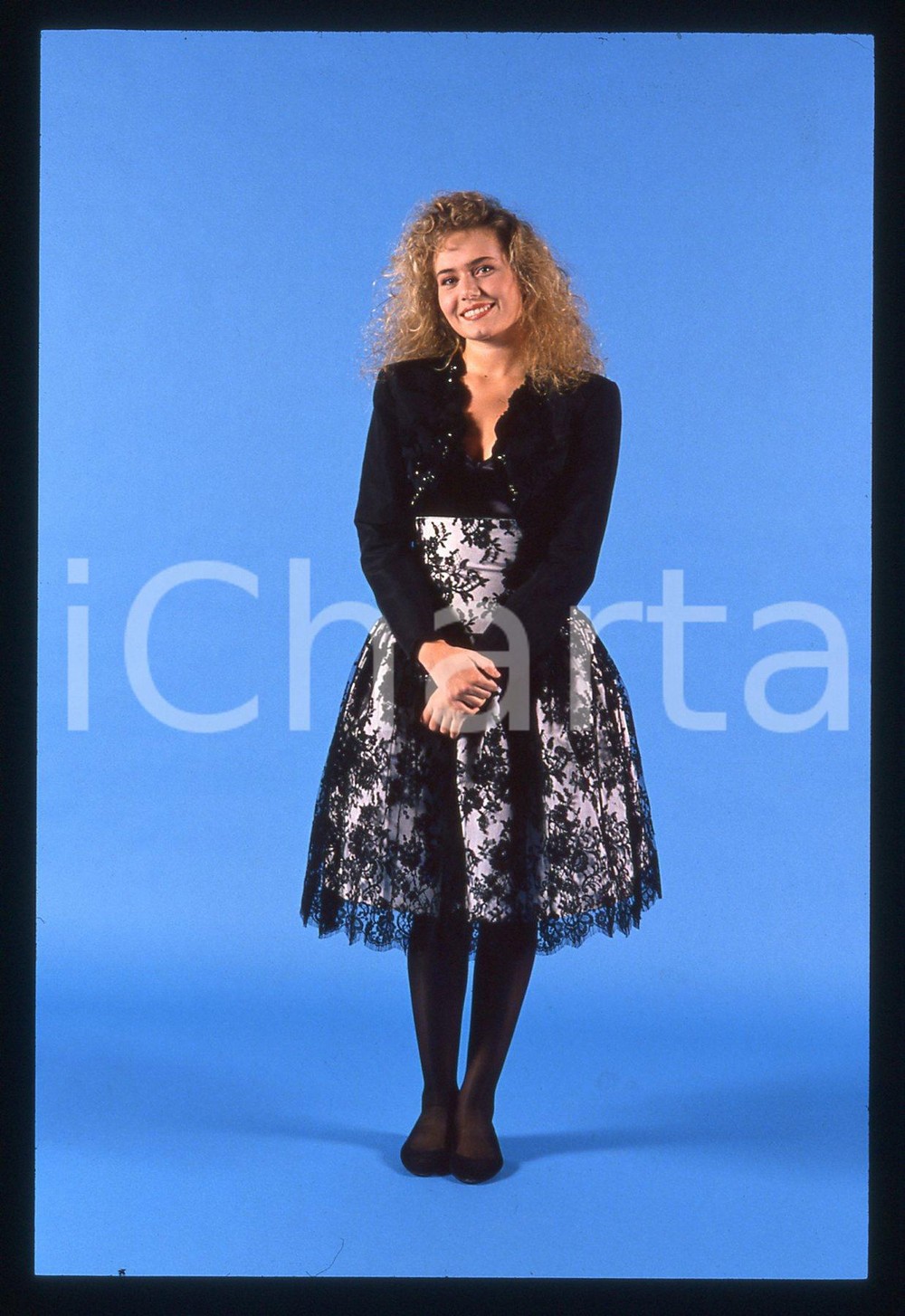 35mm vintage slide* 1989 CANALE 5 Ylenia CARRISI - Ritratto della showgirl (6)