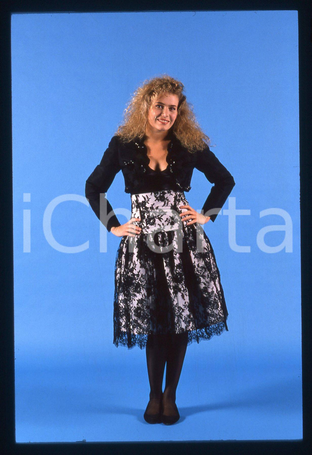 35mm vintage slide* 1989 CANALE 5 Ylenia CARRISI - Ritratto della showgirl (4)