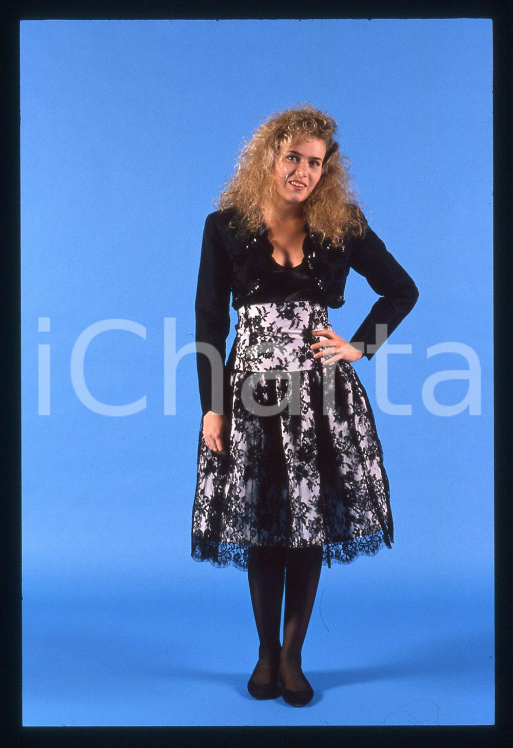 35mm vintage slide* 1989 CANALE 5 Ylenia CARRISI - Ritratto della showgirl (49)