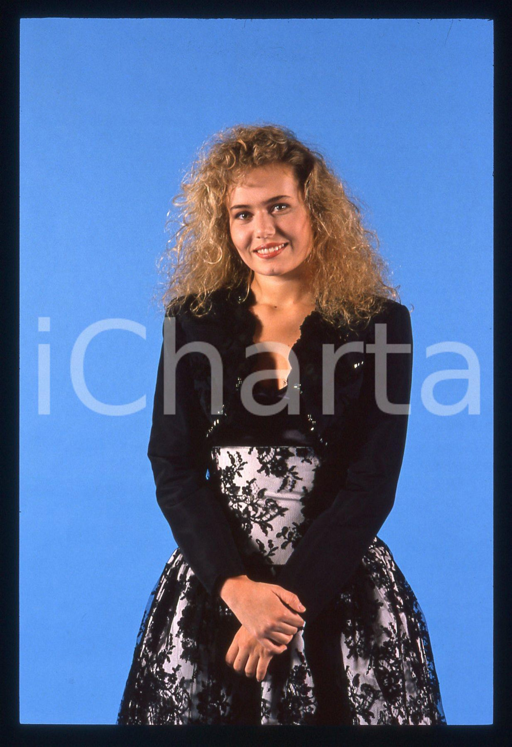 35mm vintage slide* 1989 CANALE 5 Ylenia CARRISI - Ritratto della showgirl (55)