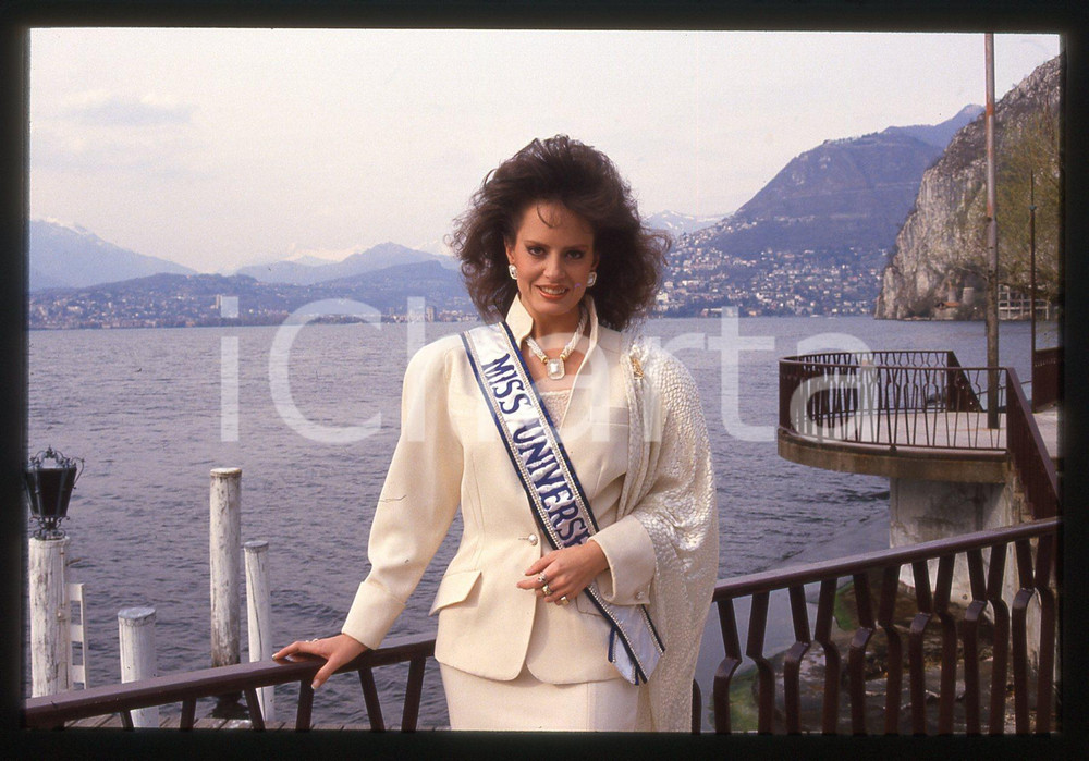 35mm vintage slide* 1988 CAMPIONE D'ITALIA Cecilia BOLOCCO Miss UNIVERSO 1987 8