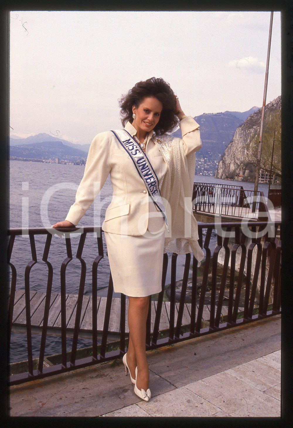 35mm vintage slide* 1988 CAMPIONE D'ITALIA Cecilia BOLOCCO Miss UNIVERSO 1987 17