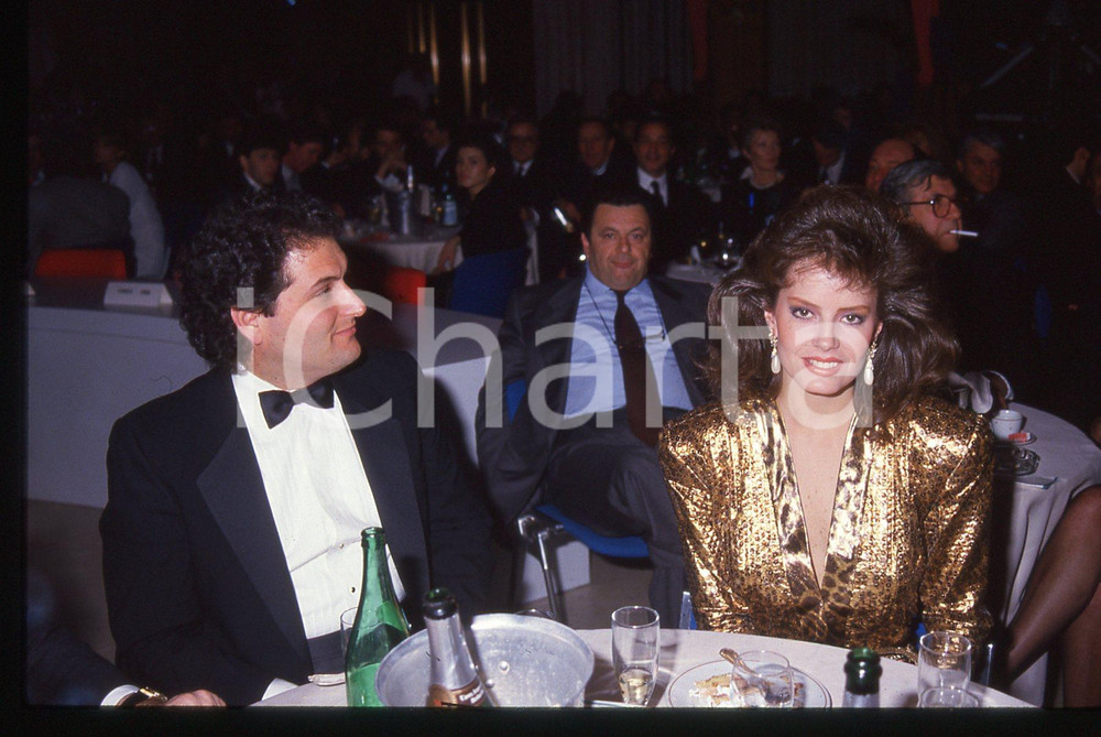 35mm vintage slide*1988 MISS UNIVERSO ITALIA Cecilia BOLOCCO Jeffrey BERKOWITZ 4