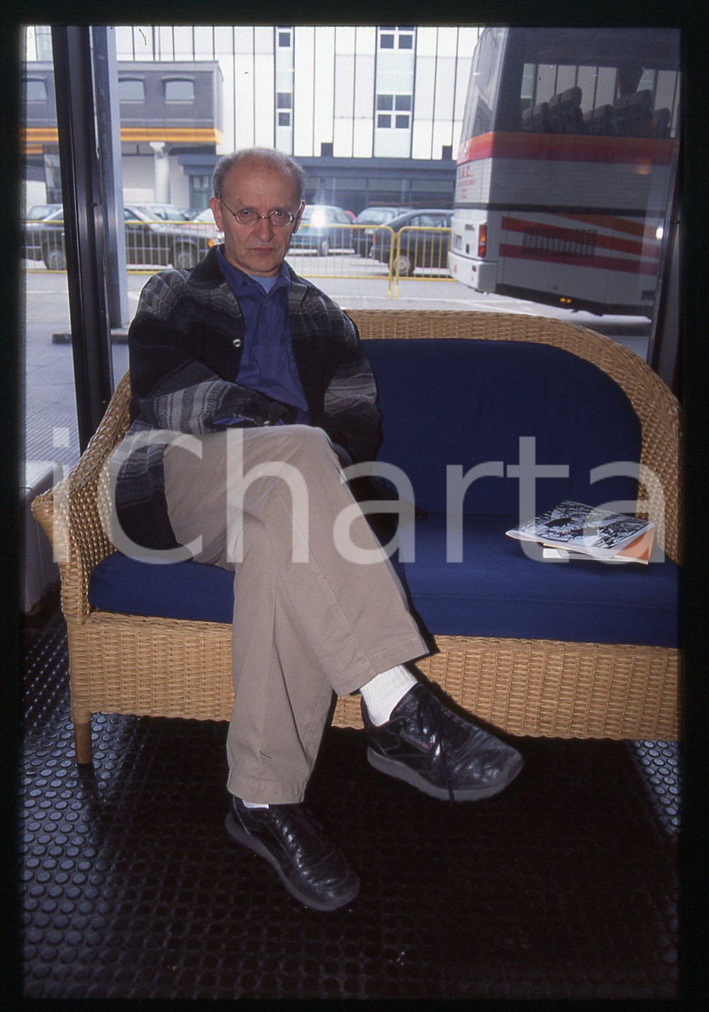 35mm vintage slide* 1996 MILANO - MOEBIUS Jean GIRAUD a CARTOOMICS Ritratto (38)