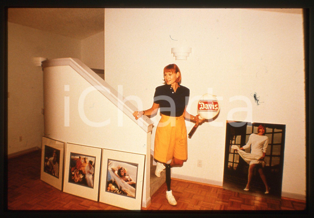 35mm vintage slide* 1985 ca COSTUME - Ivy GUNTER Ritratto della modella