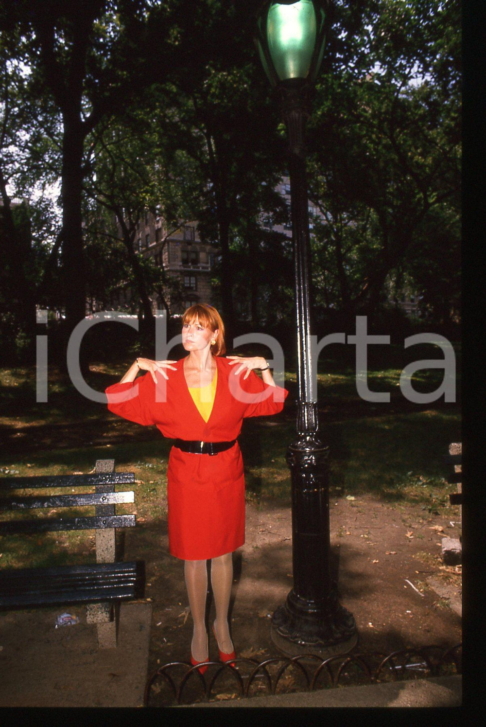 35mm vintage slide* 1985 ca COSTUME - Ivy GUNTER Ritratto della modella (8)