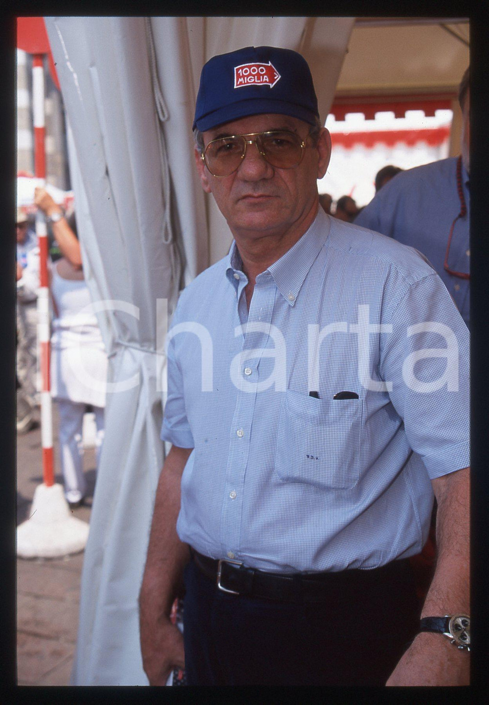 35mm vintage slide* 2000 BRESCIA - MILLE MIGLIA Renato DELLA VALLE Ritratto 3