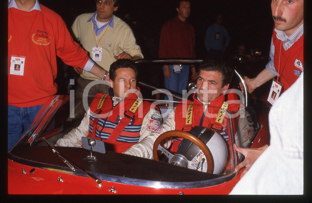 35mm vintage slide*1990 BRESCIA MILLE MIGLIA Renato POZZETTO Renato DELLA VALLE