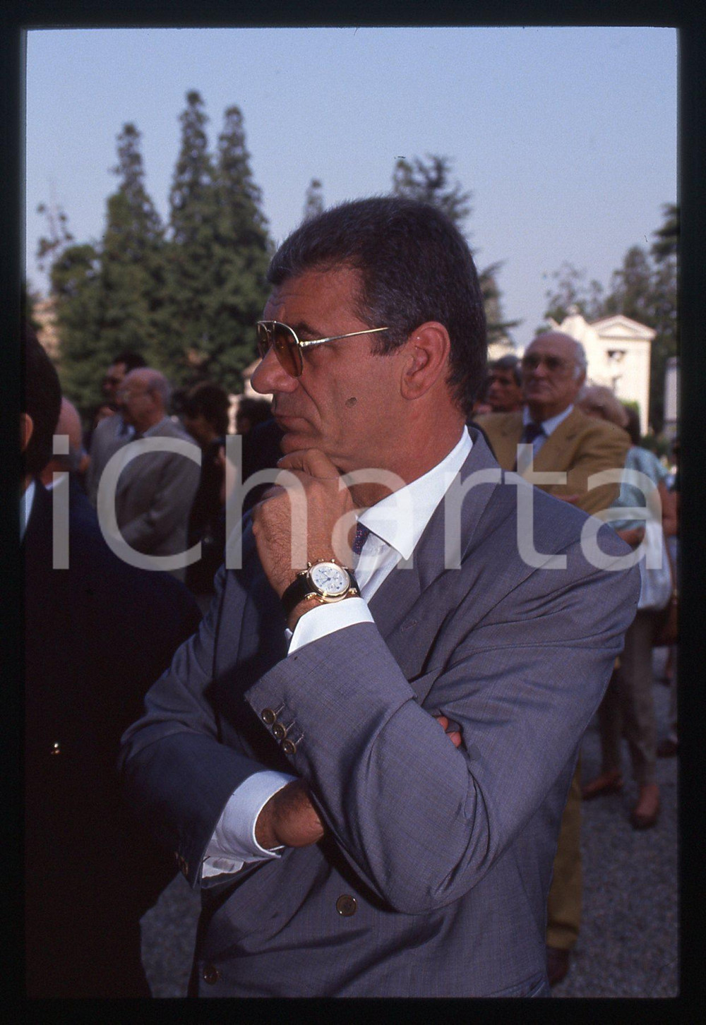 35mm vintage slide* 1995 ca COSTUME - Renato DELLA VALLE Ritratto imprenditore 4