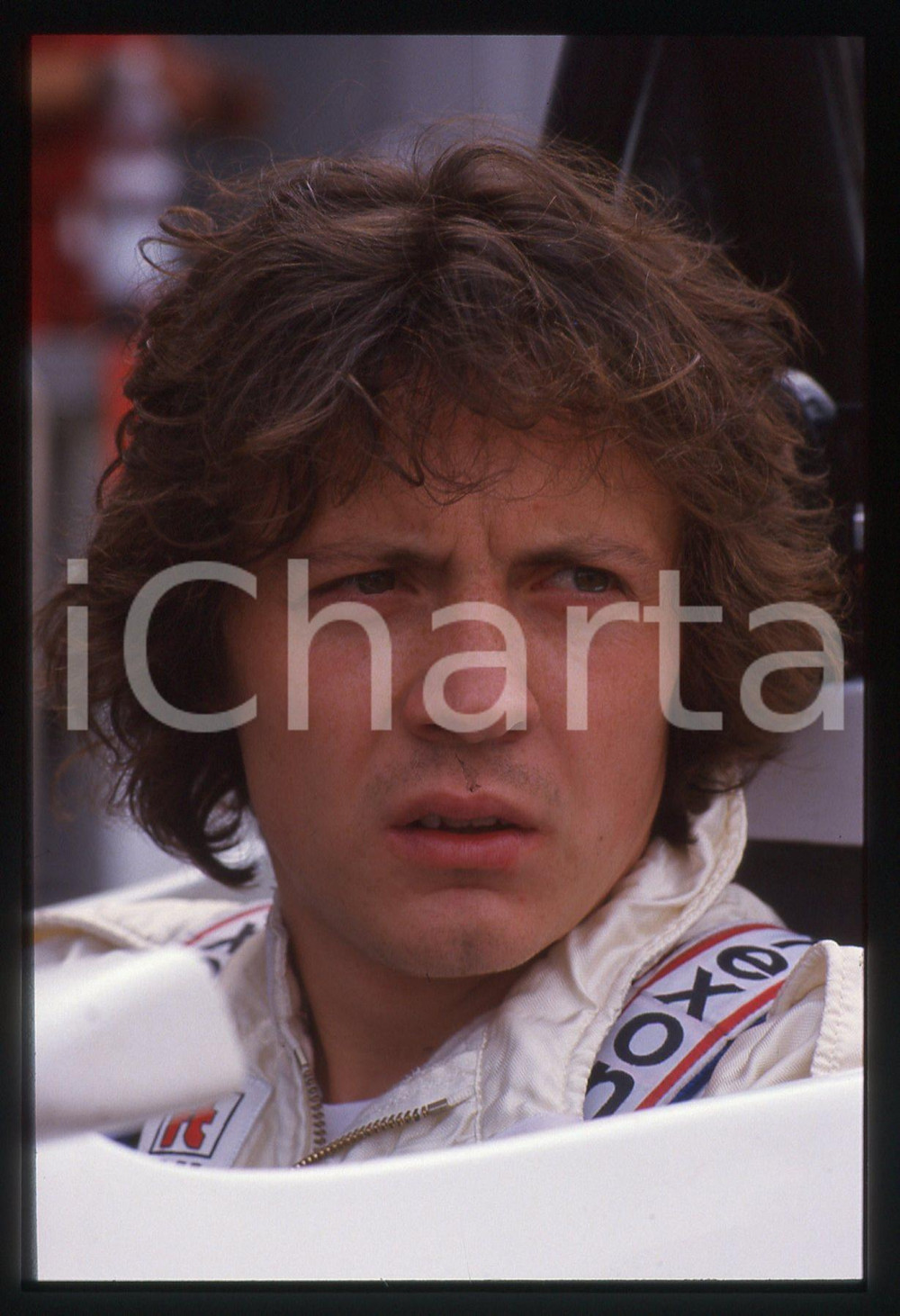 35mm vintage slide* 1988 FORMULA 1 - Stefano MODENA su EUROBRUN ER188 ai box (4)