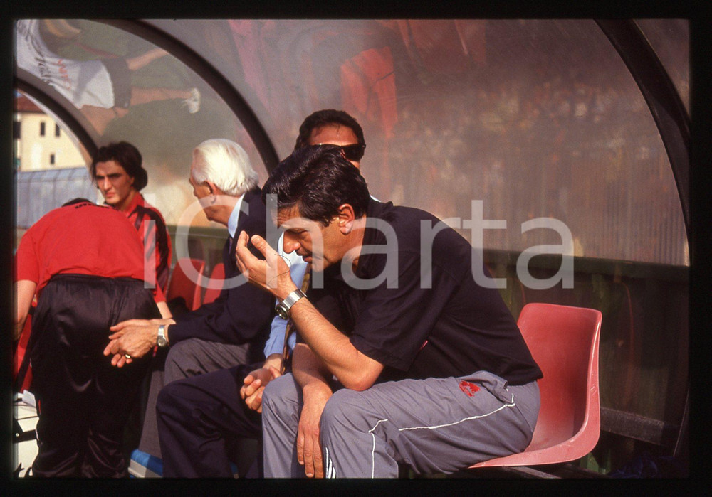 35mm vintage slide* 1991 LUCCA - CALCIO Corrado ORRICO Allenatore LUCCHESE