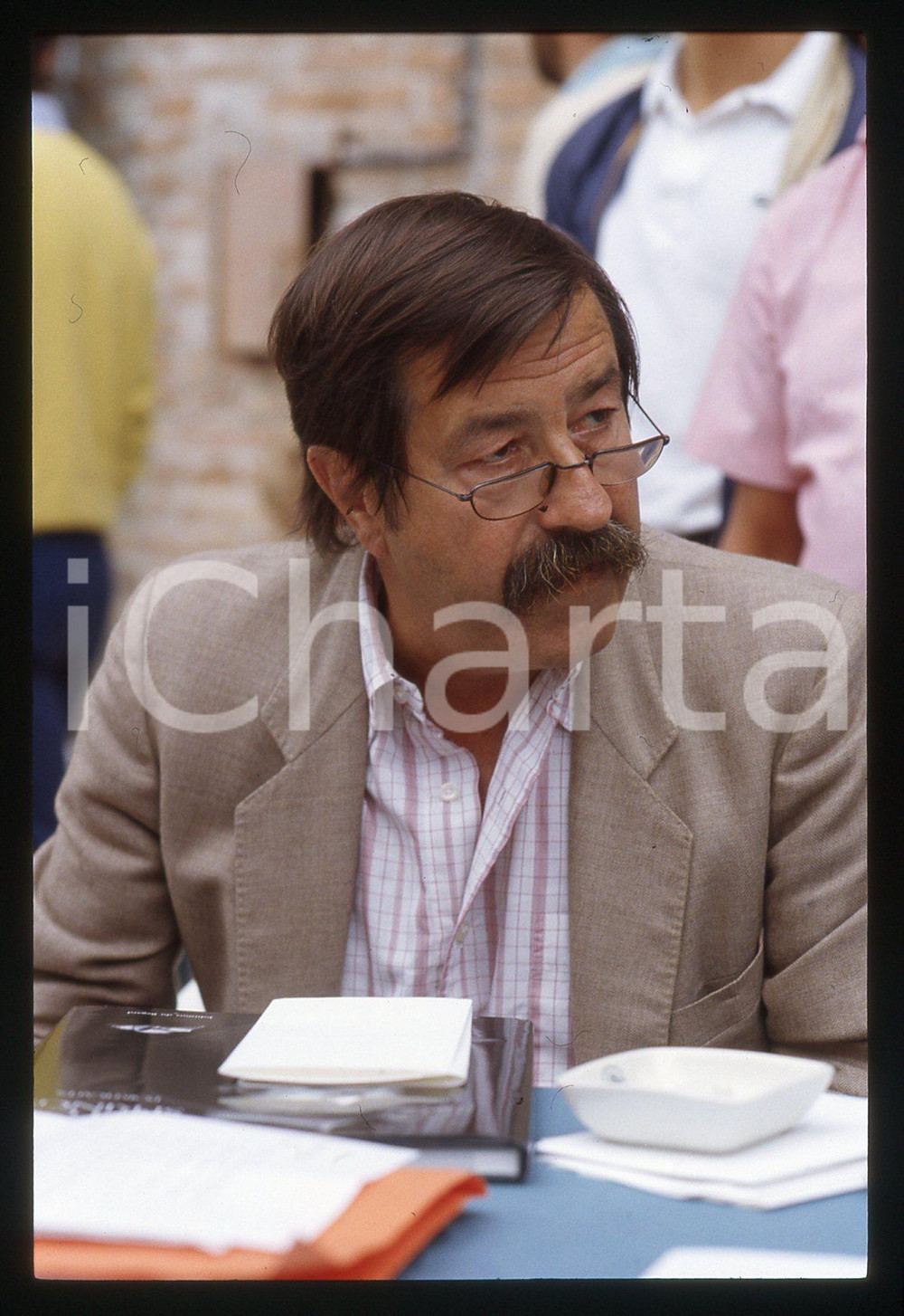 35mm vintage slide* 1984 VENEZIA Günter GRASS Giurato alla Mostra del Cinema (7)
