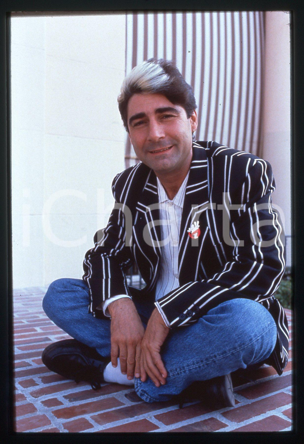 35mm vintage slide* 1990 ca FESTIVAL DE DEAUVILLE Patrice DREVET Ritratto (7)