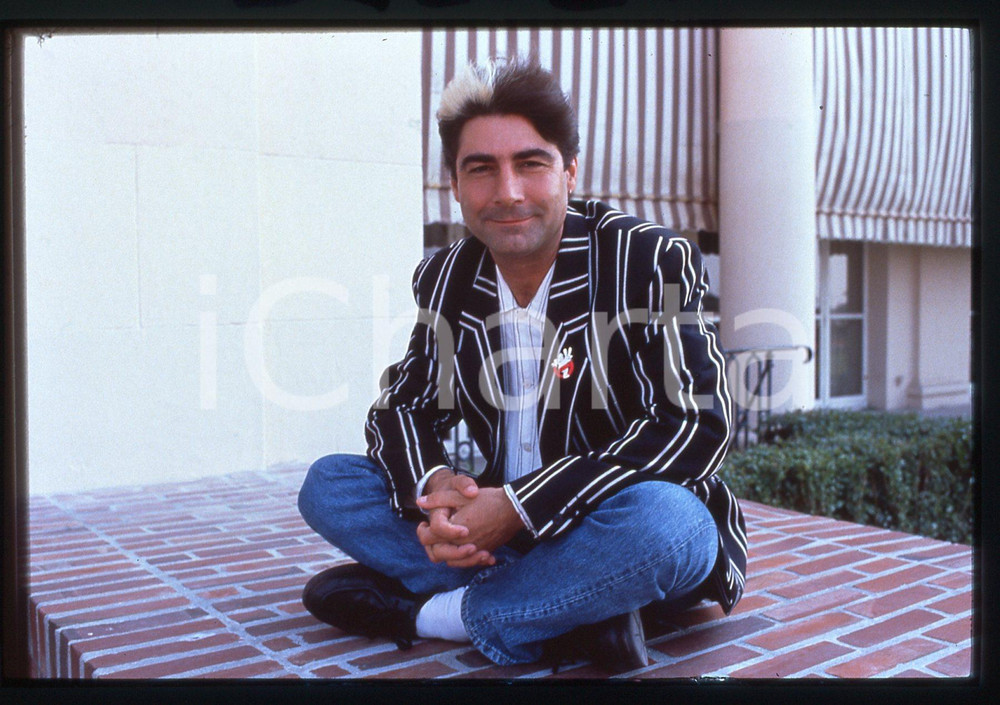 35mm vintage slide* 1990 ca FESTIVAL DE DEAUVILLE Patrice DREVET Ritratto (8)