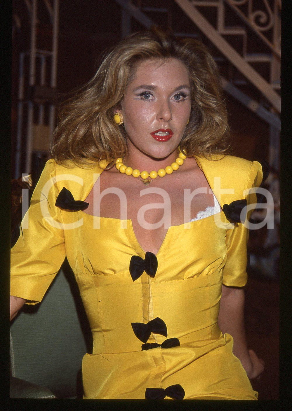 35mm vintage slide* 1990 ca COSTUME - Cinzia BERNI Ritratto dell'attrice (8)
