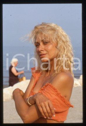 35mm vintage slide* 1985 ca ITALIA Rossella GARDINI Ritratto di attrice (3)